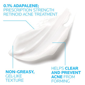 La Roche-Posay close-up of gel texture highlighting quick absorption benefit