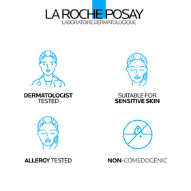 La Roche-Posay used at sink showing daily routine and clean rinse benefit