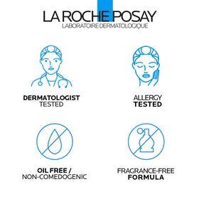 La Roche-Posay foamy texture close-up showing gentle lather