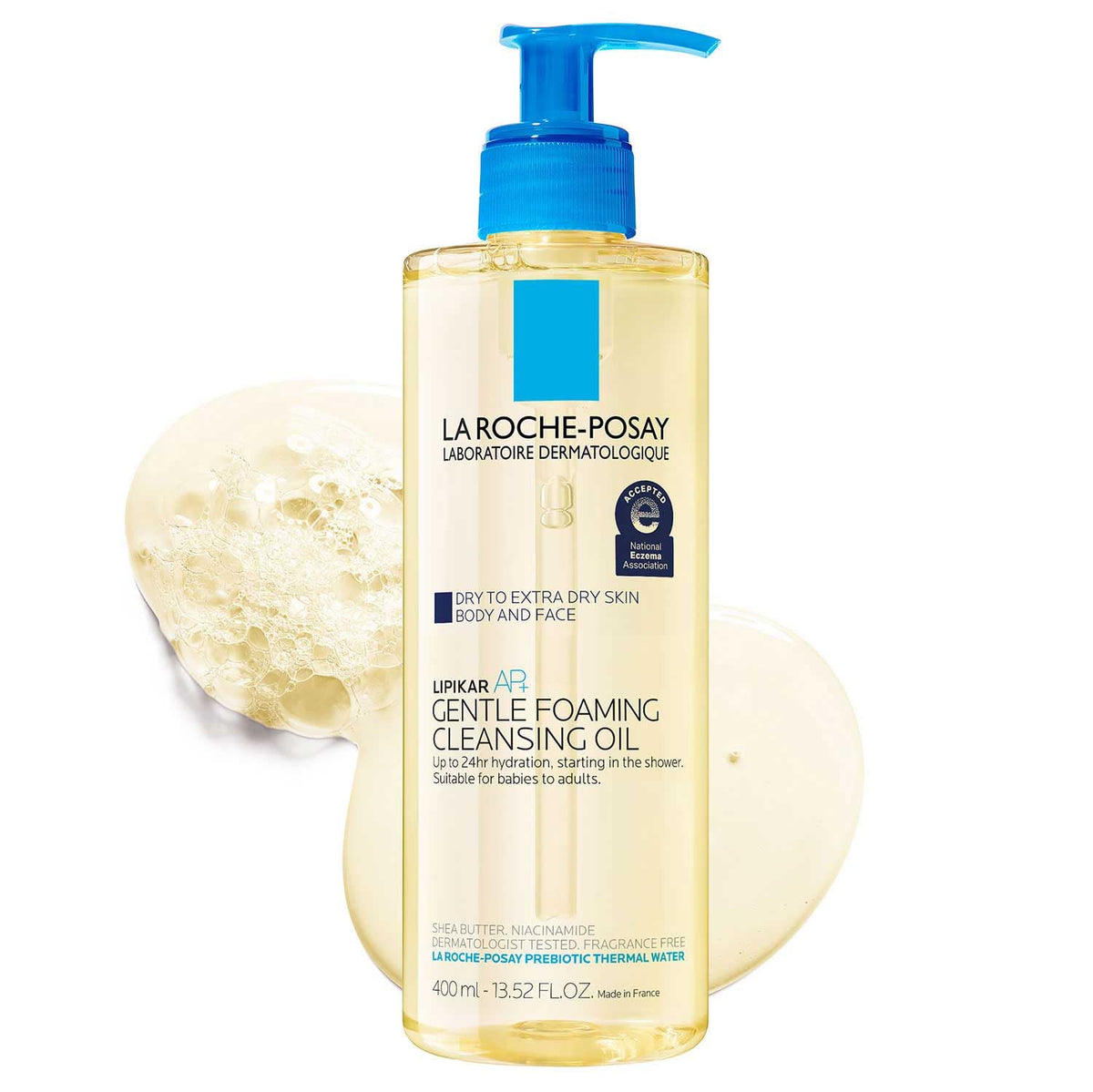 La Roche-Posay front packaging showing bottle and label for quick identification and trust