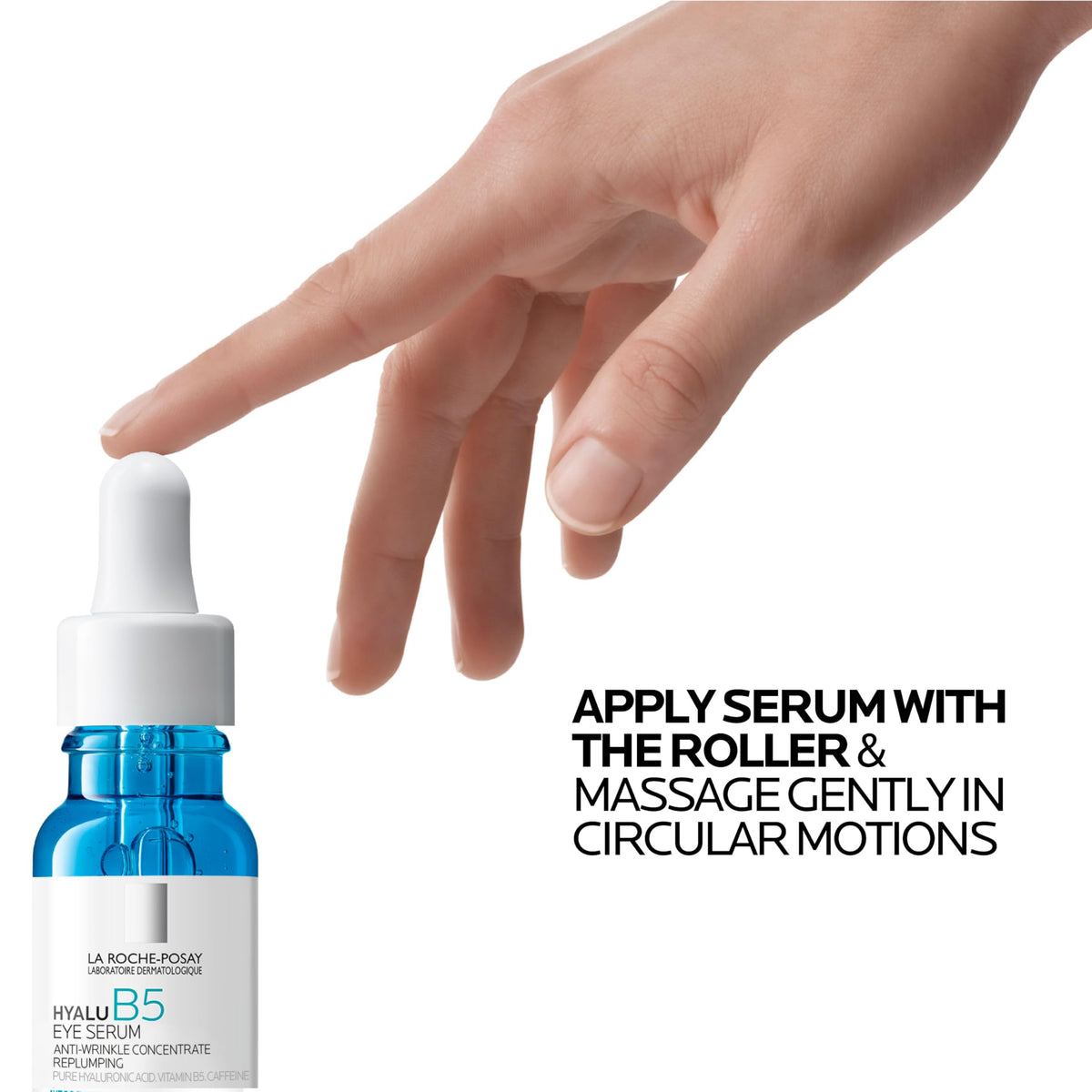 La Roche-Posay conceptual before and after visualization of reduced dark circles