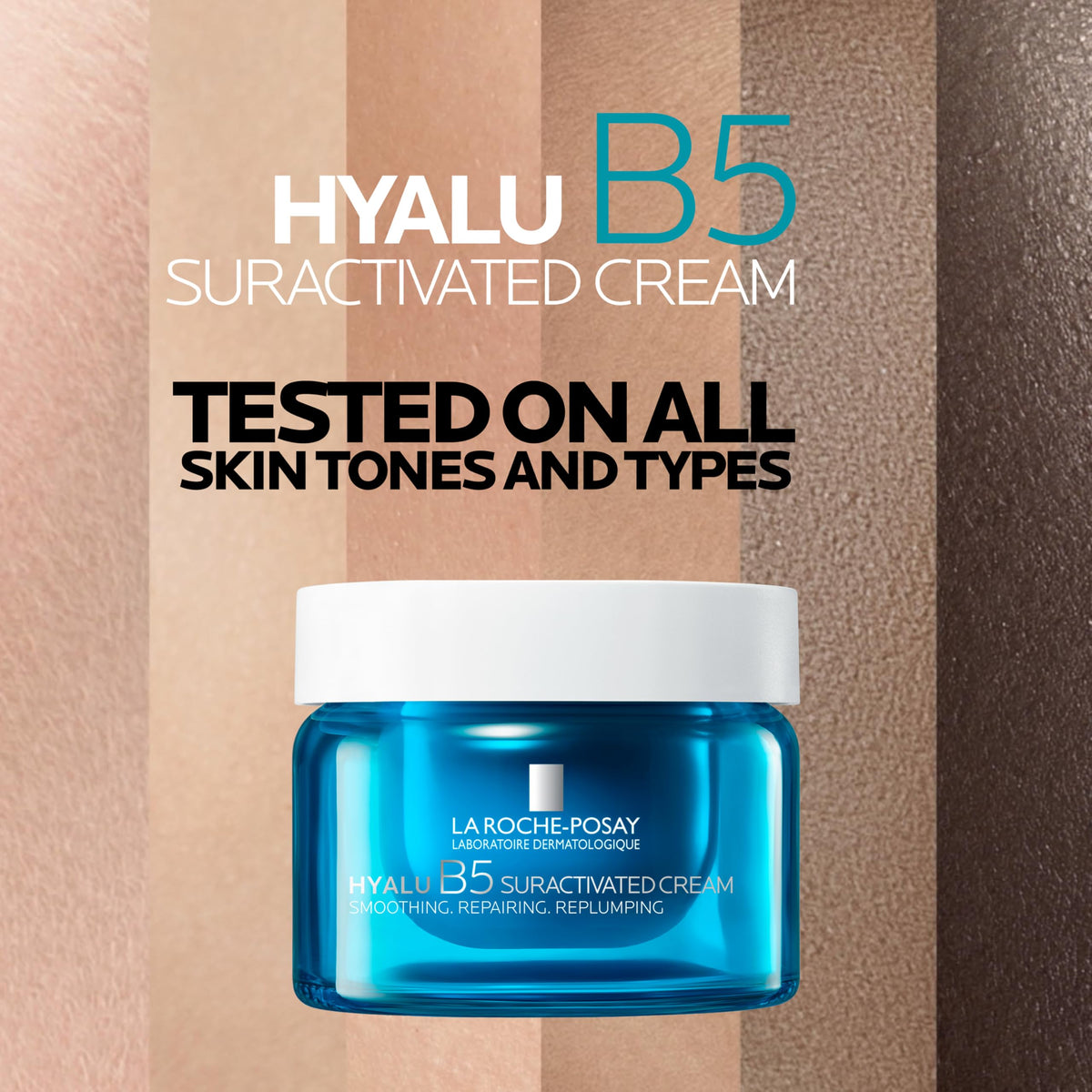 La Roche-Posay ingredient label highlighting hyaluronic acids and ectoin