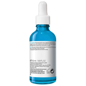 La Roche-Posay model applying serum to face showing improved skin suppleness