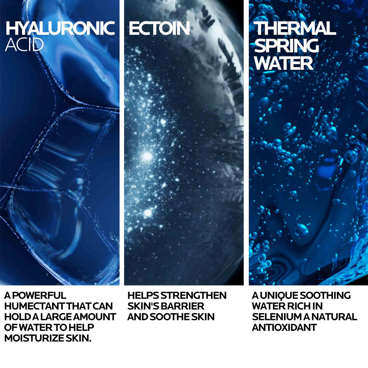 La Roche-Posay refill pump detail illustrating easy sustainable refill