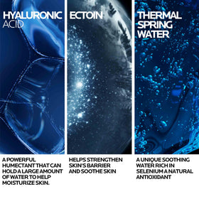 La Roche-Posay refill pump detail illustrating easy sustainable refill