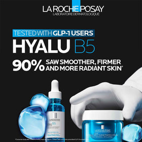 La Roche-Posay pump and bottle demonstrating easy controlled application