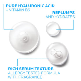 La Roche-Posay close-up of smooth serum texture highlighting hydration feel