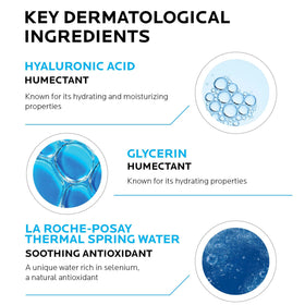 La Roche-Posay application demo patting gel under eye to reduce puffiness