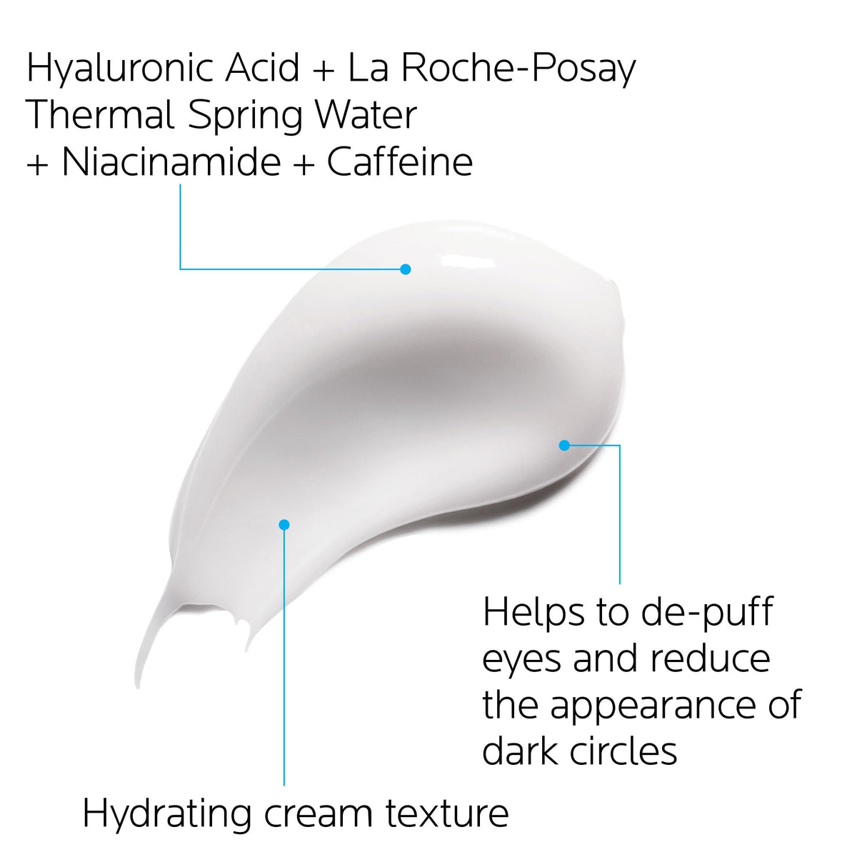 La Roche-Posay gel texture close-up showing cooling hydrating formula benefit