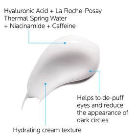 La Roche-Posay gel texture close-up showing cooling hydrating formula benefit