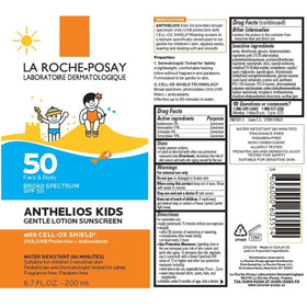 La Roche-Posay ingredient label highlighting Senna Alata and antioxidant benefit