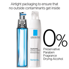 La Roche-Posay ingredient label showing minimal, sensitive-skin-friendly components