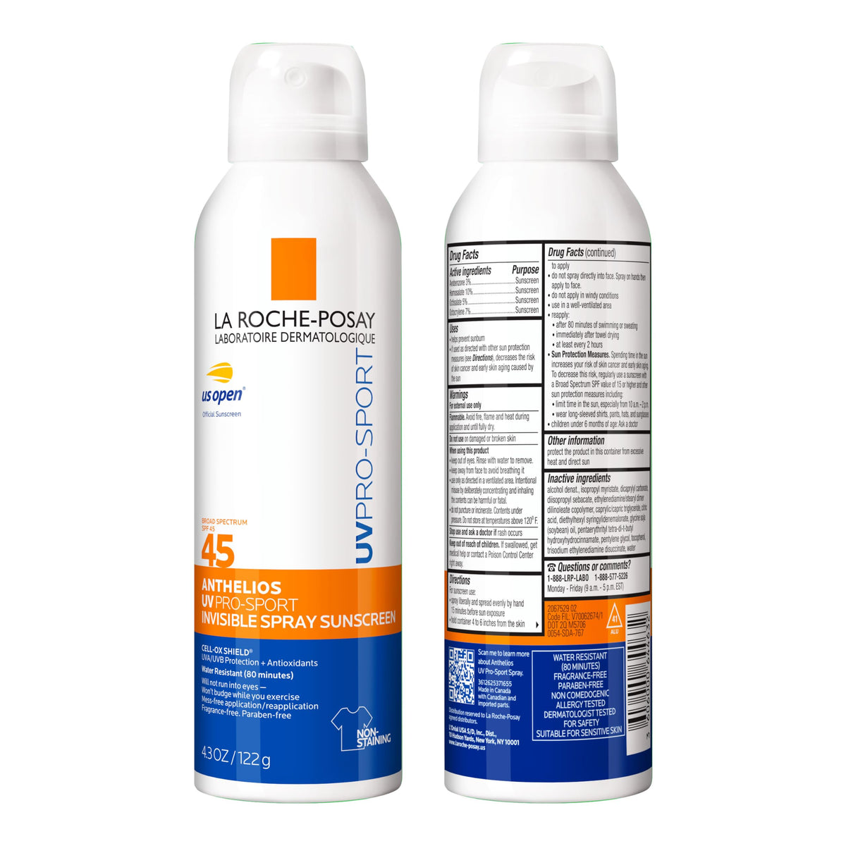 La Roche-Posay label close-up showing SPF and Cell-Ox Shield benefits