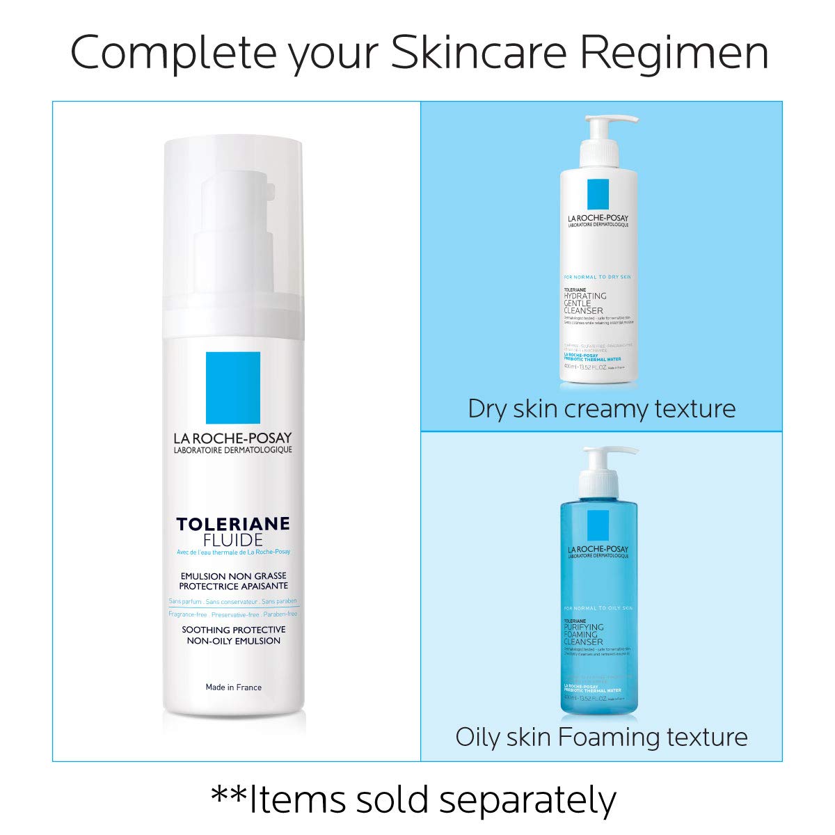 la roche-posay on bathroom counter during morning routine, dermatologist-recommended daily use