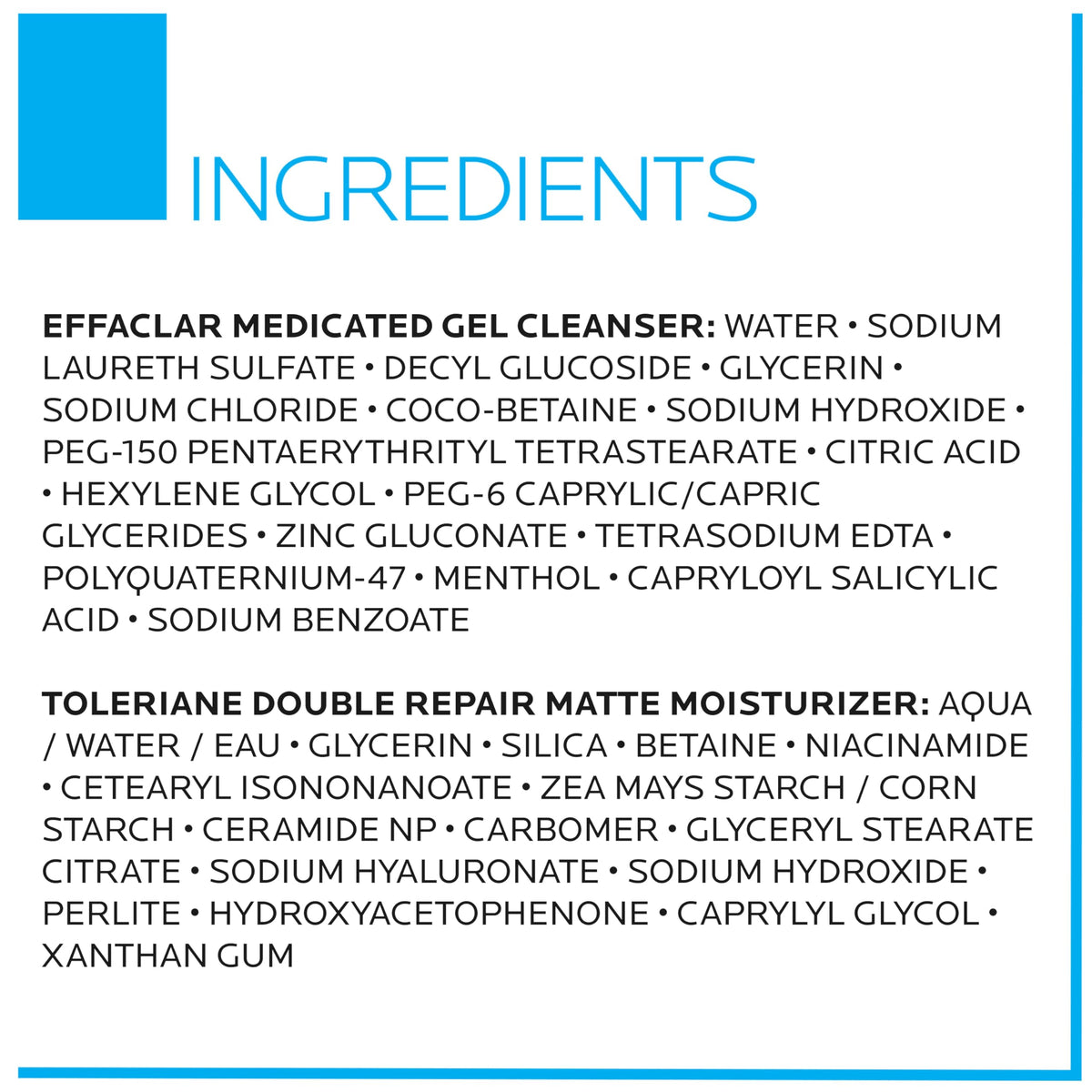 La Roche-Posay products on bathroom counter illustrating daily routine convenience