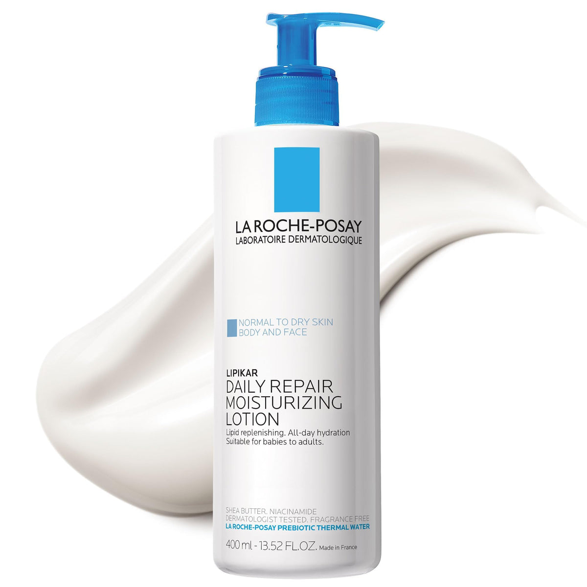 La Roche-Posay Lipikar front packaging showing clear branding and product benefit