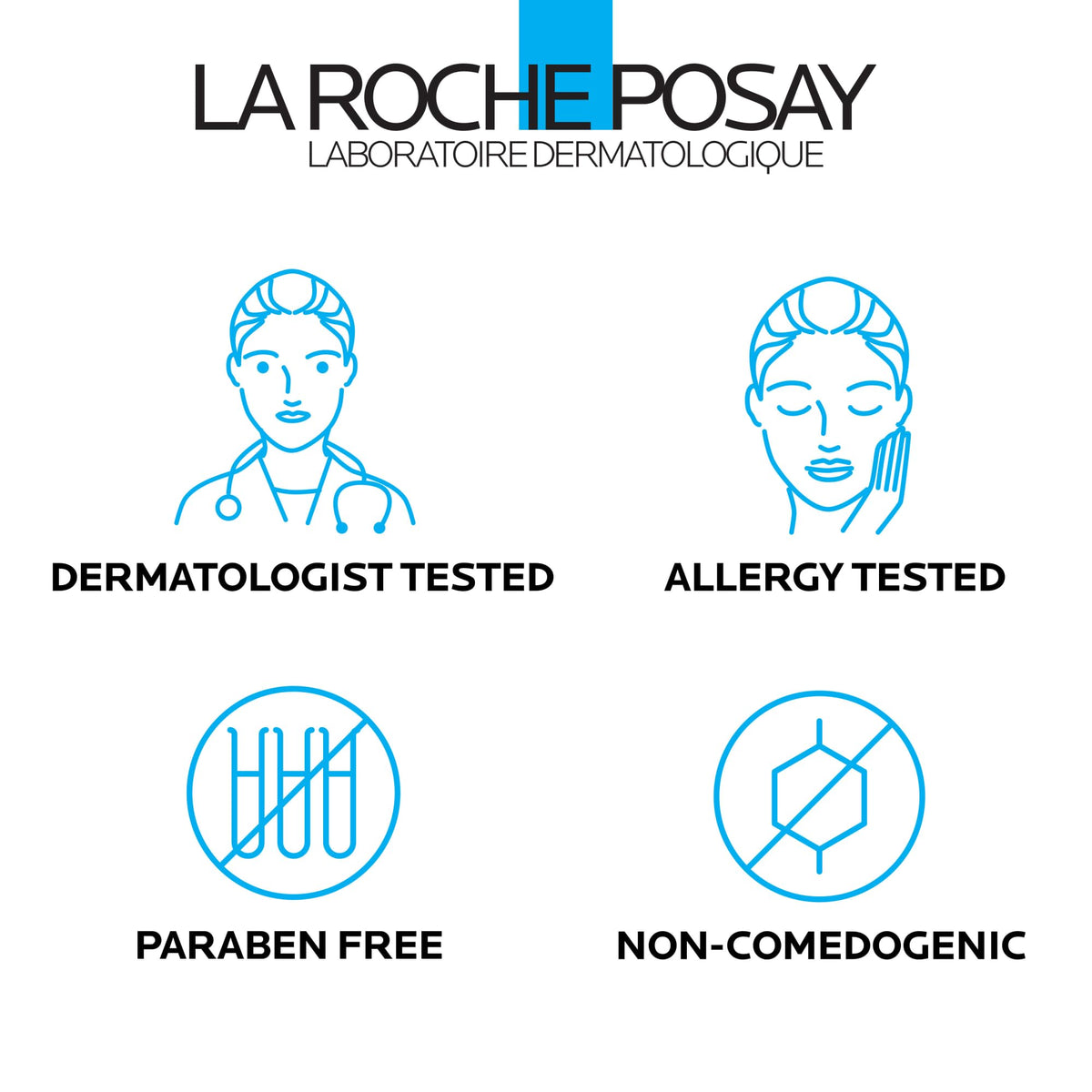 La Roche-Posay before and after sample skin showing reduced dark spot appearance