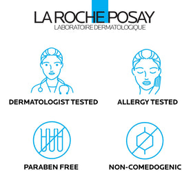 La Roche-Posay before and after sample skin showing reduced dark spot appearance