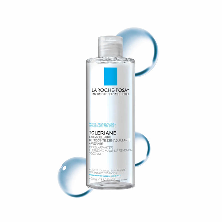 La Roche-Posay front packaging showing bottle and label for trustworthy cleansing