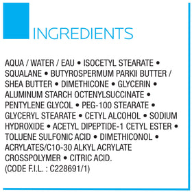 La Roche-Posay moisturizer applied on hand for visible soothing hydration