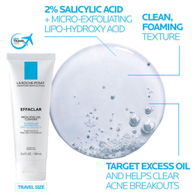 La Roche-Posay moisturizer being applied demonstrating fast absorption benefit
