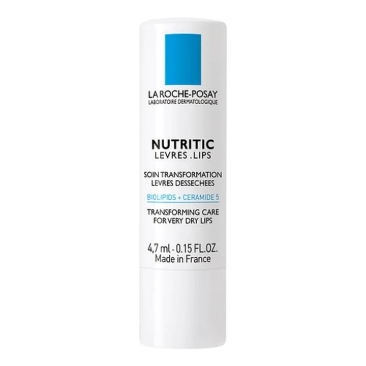 La Roche-Posay front view of balm stick highlighting pocket-ready convenience and soothing benefit