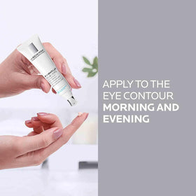 La Roche-Posay application demo under-eye glide for immediate decongestion