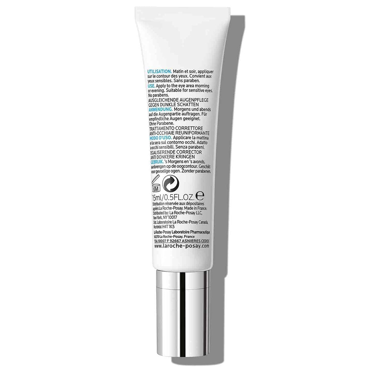 La Roche-Posay on bathroom vanity showing daily routine brightening benefit