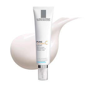 La Roche-Posay jar open to reveal lightweight cream texture for fast absorption benefit