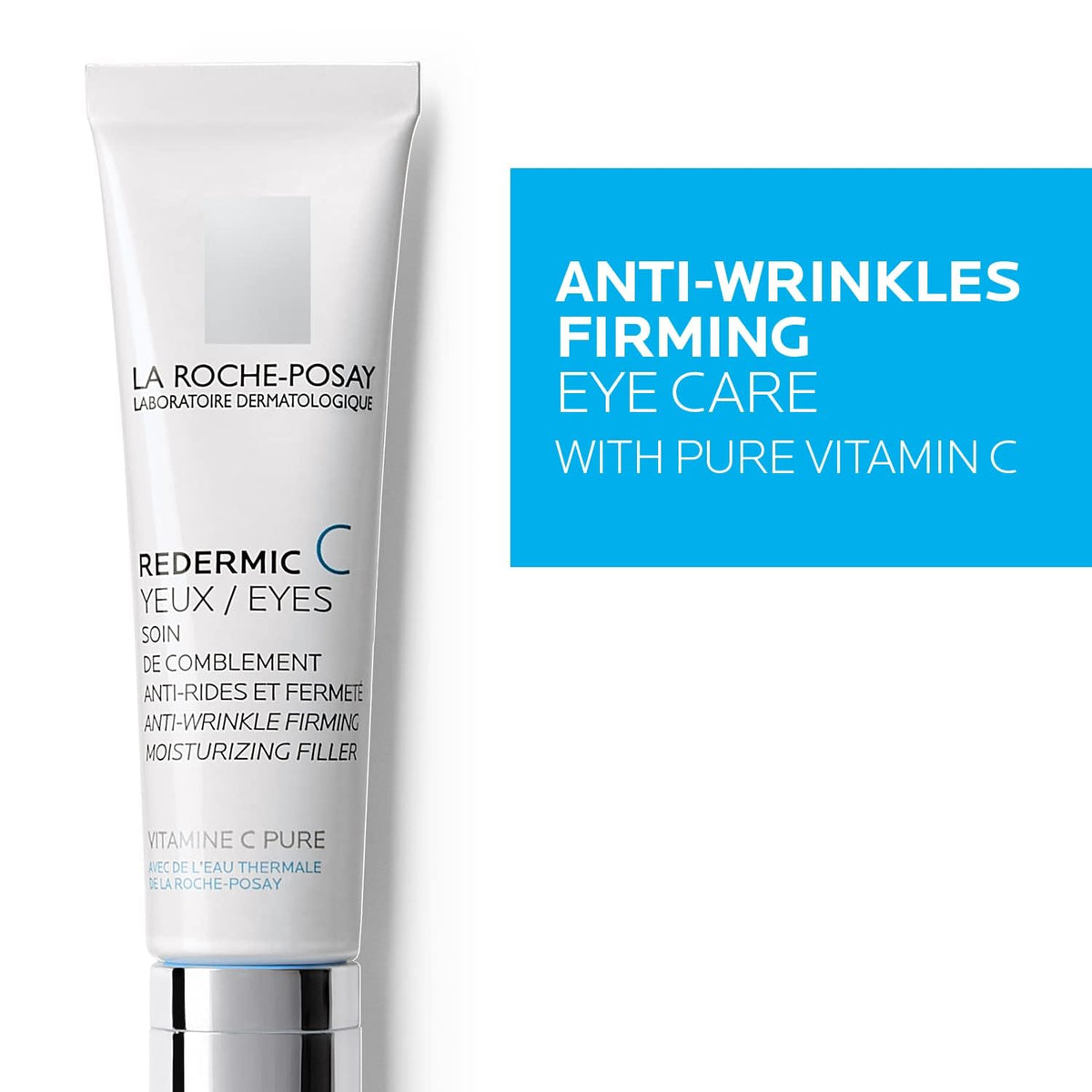 La Roche-Posay jar on bathroom vanity in lifestyle setting, integrates into routine
