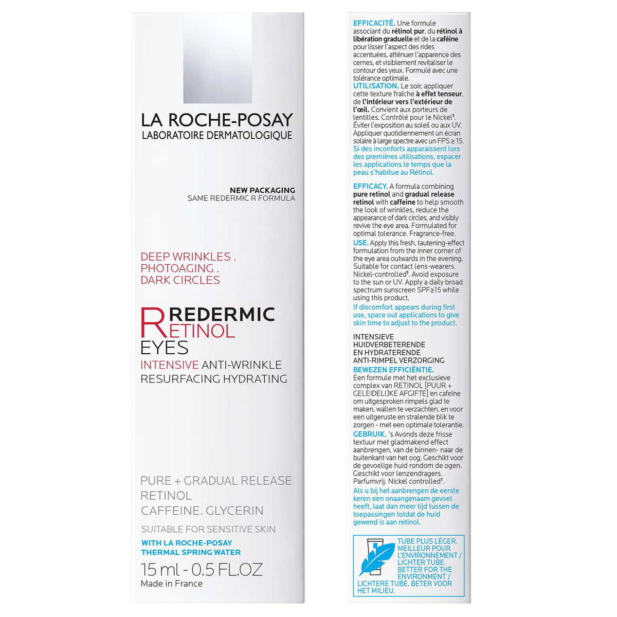 La Roche-Posay on bathroom counter as part of an evening routine