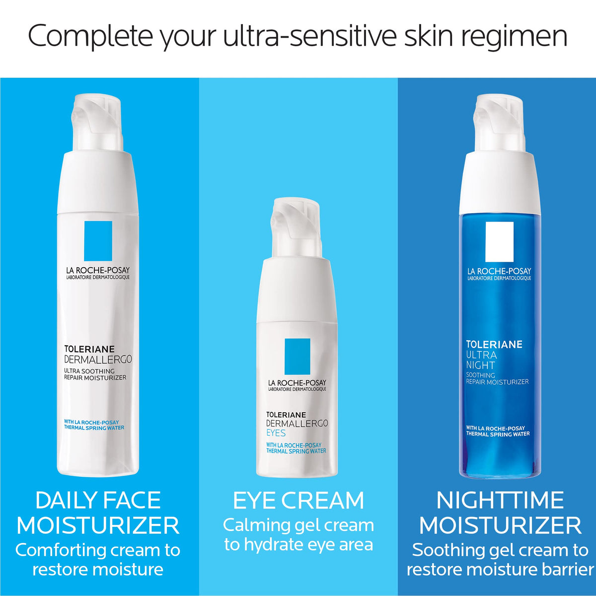 La Roche-Posay product beside measuring spoon illustrating size and usage control