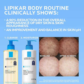 La Roche-Posay size comparison in hand showing product scale for travel and storage