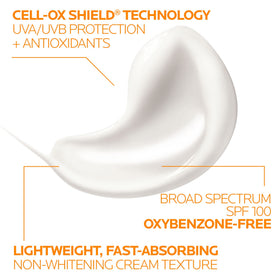 La Roche-Posay lotion texture close-up demonstrating fast absorption