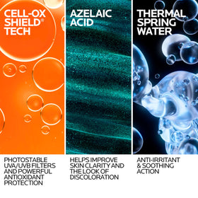 La Roche-Posay sunscreen texture close-up illustrating lightweight spreadability
