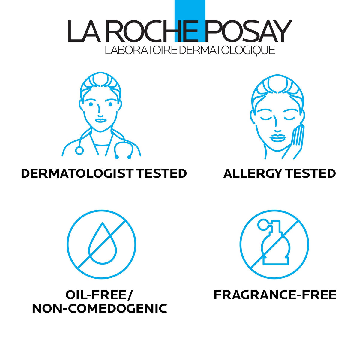 La Roche‑Posay creamy texture closeup highlighting gentle hydration