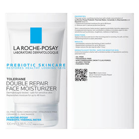 La Roche-Posay on bathroom shelf in lifestyle setting suggesting daily use