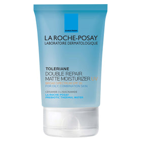La Roche-Posay front packaging showing SPF 30 and matte claim for daily protection
