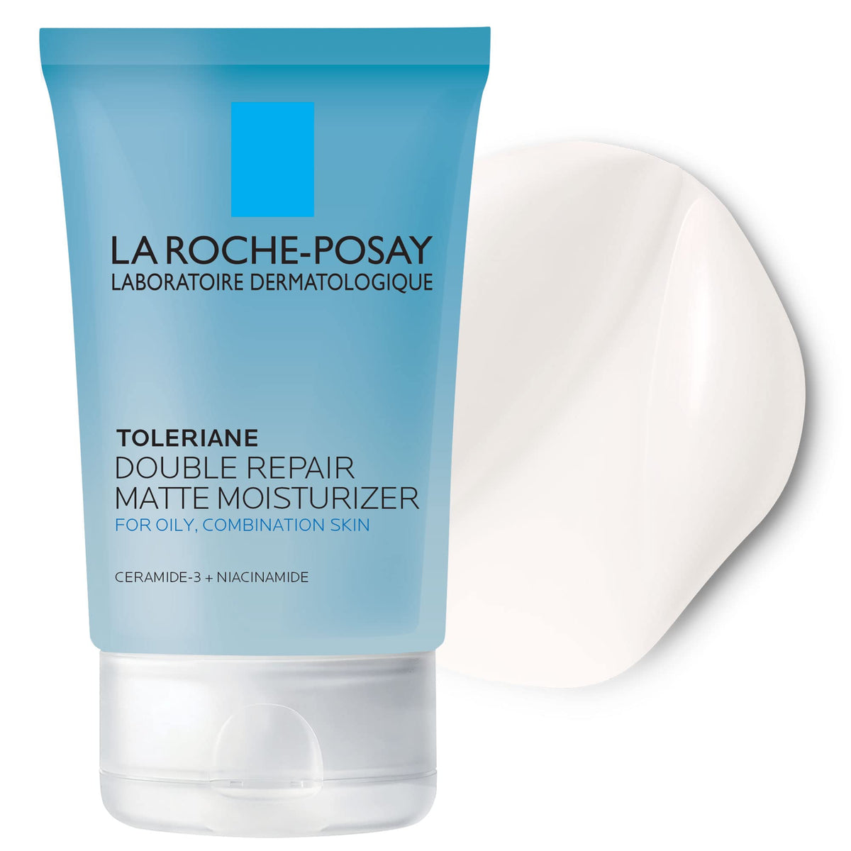 La Roche-Posay front packaging showing bottle and label for easy identification and trust