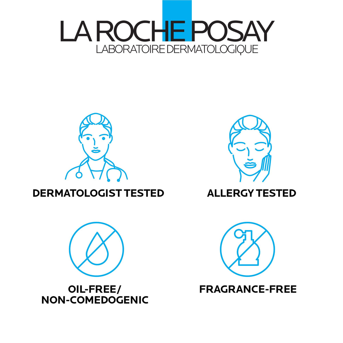 La Roche-Posay application on hand demonstrating lightweight absorption