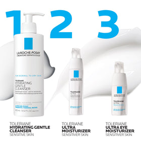 La Roche-Posay size comparison by fingertip for precise dosing benefit