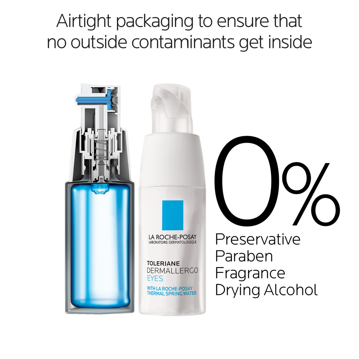 La Roche-Posay gel-cream texture close-up showing soothing hydration