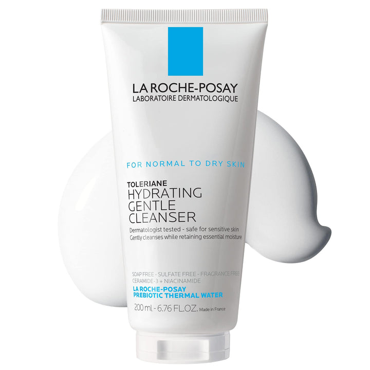 La Roche-Posay front packaging showing product benefits and clean design