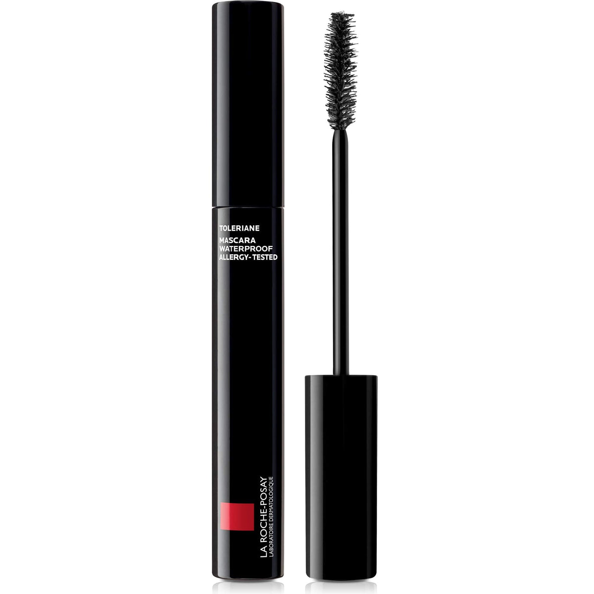 La Roche-Posay front packaging showing waterproof mascara for sensitive eyes and confident wear