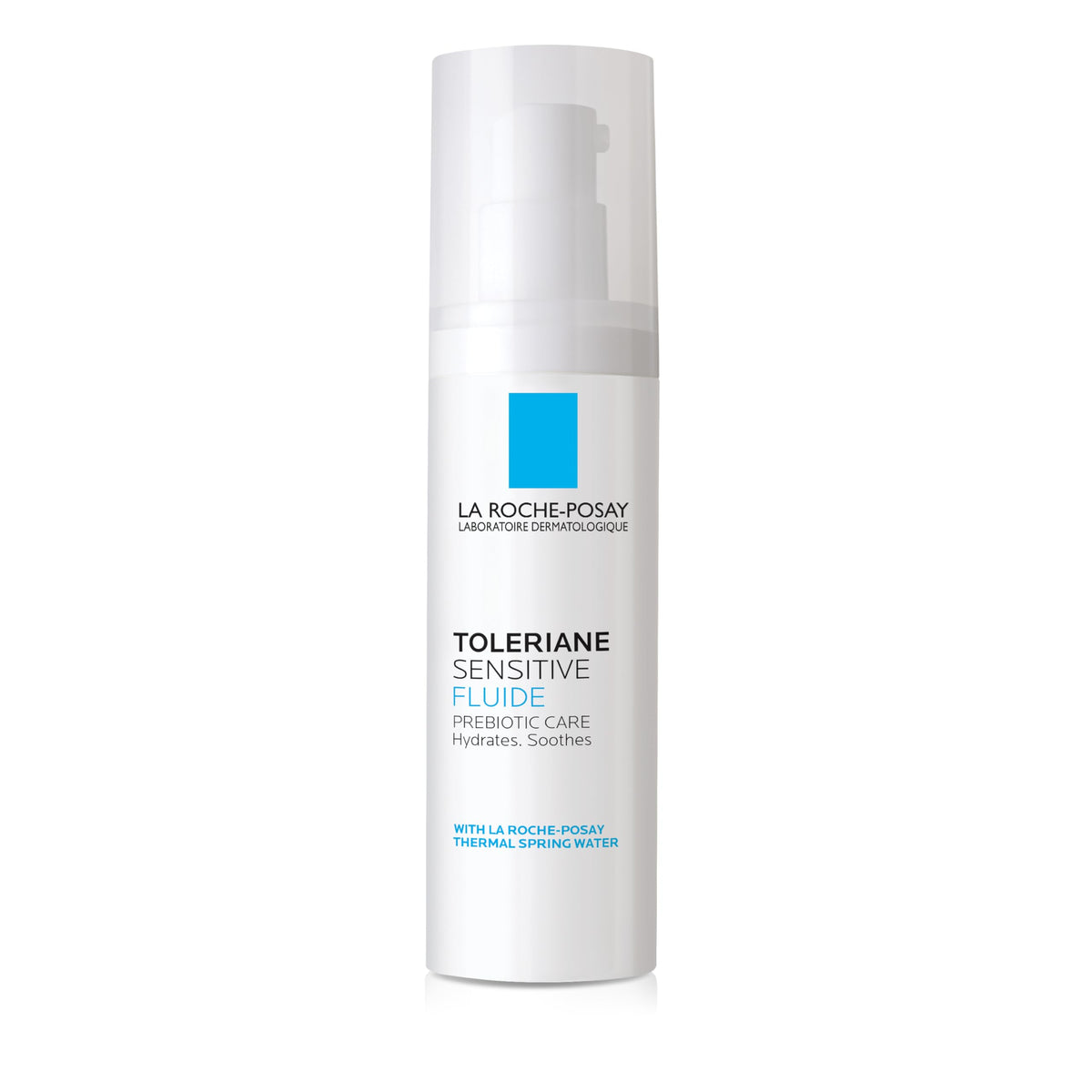 la roche-posay front packaging showing tube and branding, clear product identity and trust