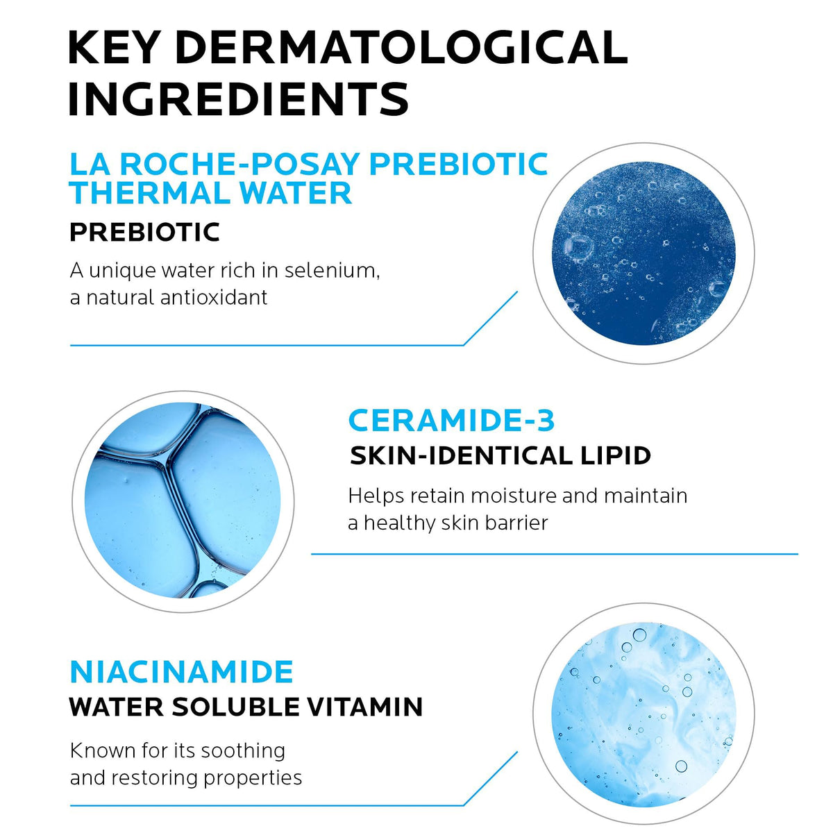 La Roche-Posay travel set in hand for easy portability