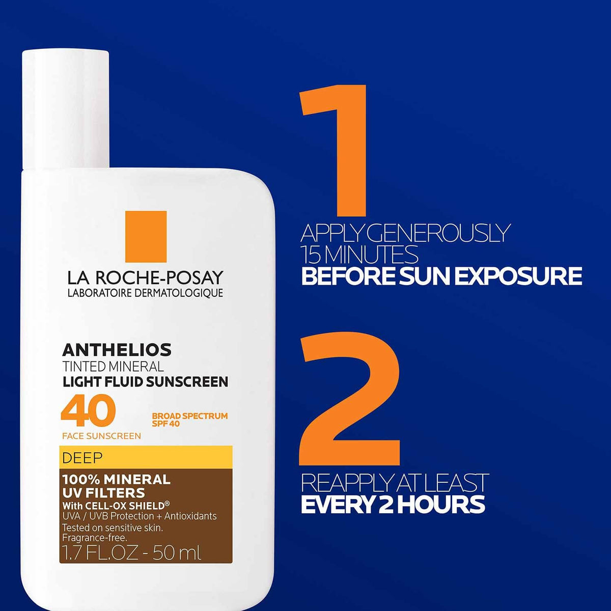 La Roche-Posay tube inside travel pouch ideal for travel and on-the-go protection