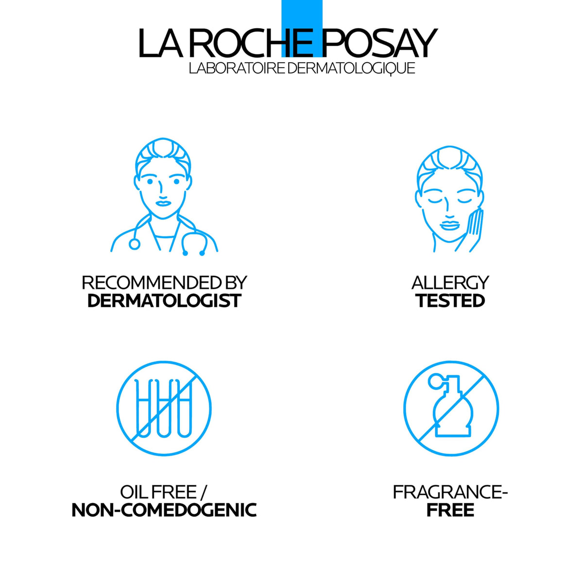 La Roche-Posay travel-size held in hand showing convenient portability