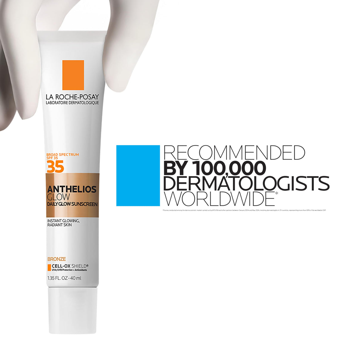 La Roche-Posay on bathroom vanity illustrating daily skincare routine benefit