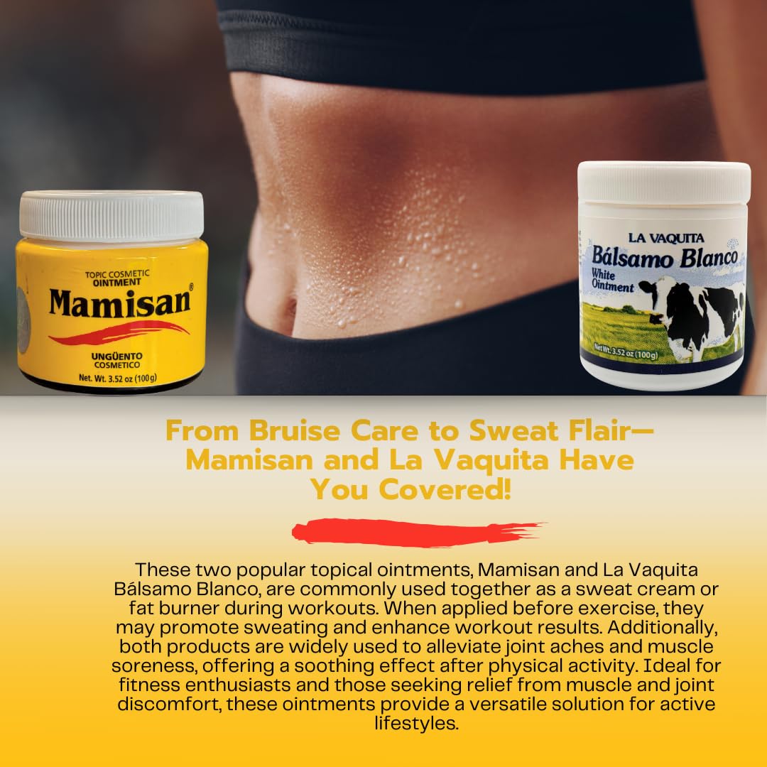 LA VAQUITA applied after exercise on thigh to illustrate soothing and recovery benefit